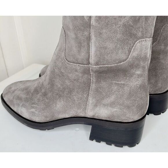 Vince Camuto Jorshie Over The Knee Suede Boot Gray Size 7.5 New - Picture 6 of 9